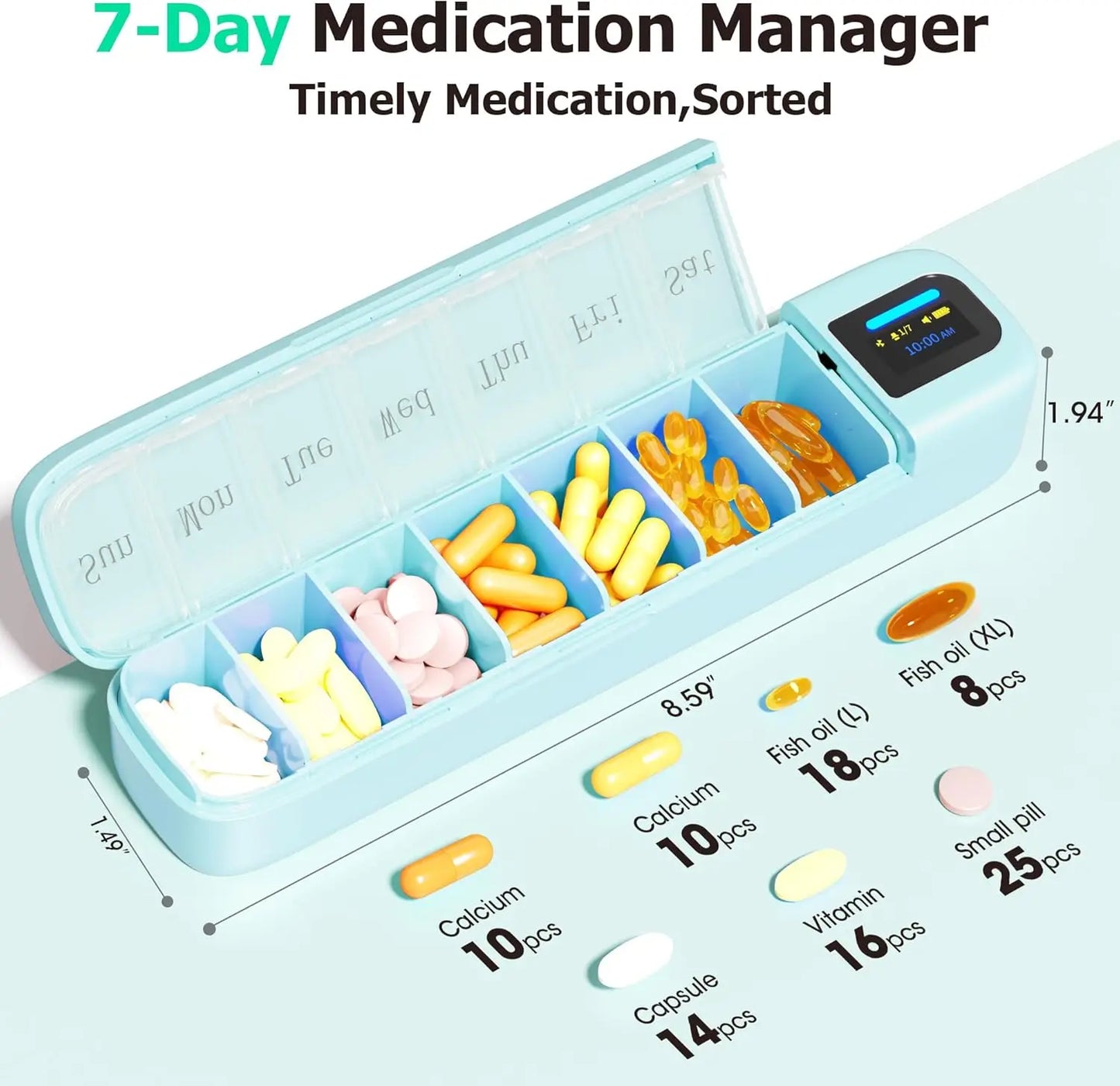 DoseSync™ Smart Pill Organizer